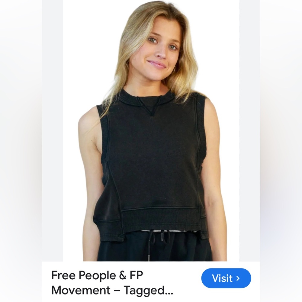 NWT Free People Movement Intercept tank 🖤